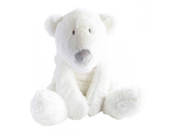 P'timo doudou bébé ours polaire 27 cm - blanc