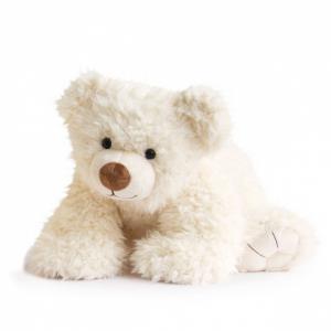 Peluche pat'ours - blanc - taille 50 cm - Histoire d'ours - HO2526
