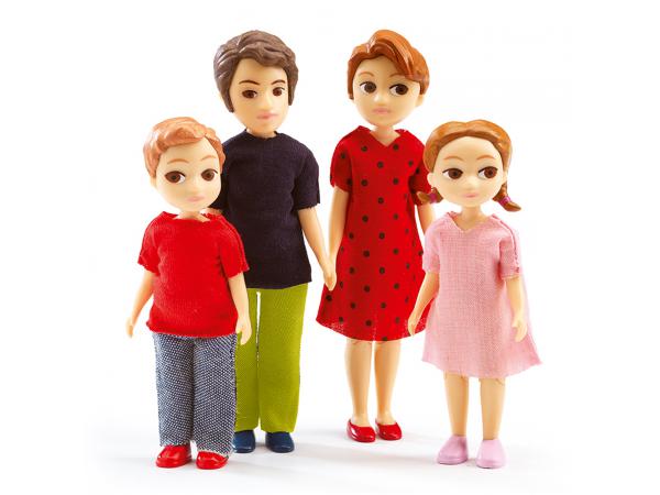 Maisons de poupées - la famille de thomas et marion *