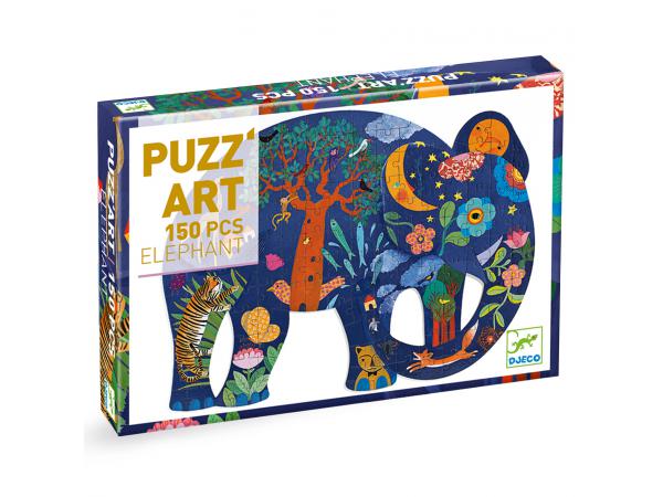 Puzz'art eléphant - 150 pièces