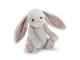 Peluche Blossom Silver Bunny Small - l : 9 cm x H: 18 cm