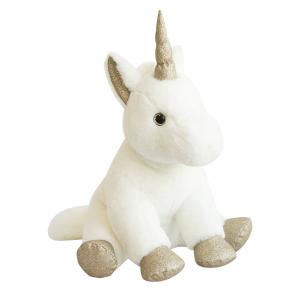 Peluche licorne or - taille 45 cm - Histoire d'ours - HO2769