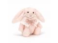 Peluche Bashful Blush Snow Bunny Small 18 cm - Jellycat - BASS4BS