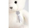 Peluche ours charms - blanc - taille 40 cm - boîte cadeau - Histoire d'ours - HO2810