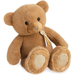 Peluche ours charms - marron clair - taille 40 cm - boîte cadeau - Histoire d'ours - HO2814