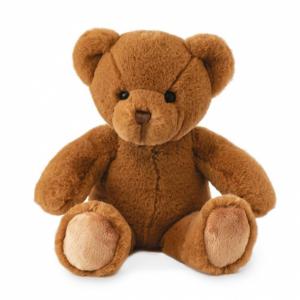 Peluche ours titours - marron - taille 34 cm - Histoire d'ours - HO2883