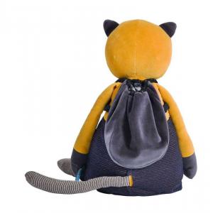 Chat géant moutarde Lulu Les Moustaches - Moulin Roty - 666023