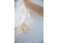 Lapin de sucre blanc - pantin avec doudou - taille 31 cm - Doudou et compagnie - DC3485