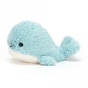 Peluche Fluffy Whale - L: 6 cm x l : 5 cm x H: 10 cm - Jellycat - F6W