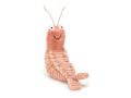 Peluche Sheldon Shrimp - L: 15 cm x l : 7 cm x H: 22 cm - Jellycat - SH3S