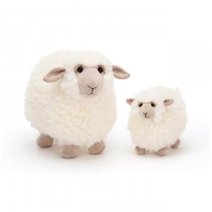 Peluche Rolbie Sheep Cream - L: 36 cm x l : 19 cm x H: 28 cm - Jellycat - ROL2S