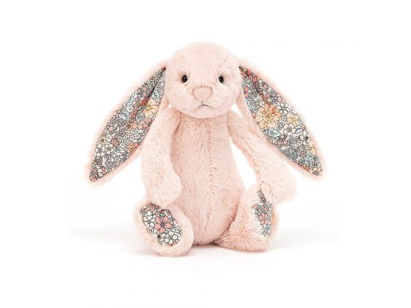 Peluche blossom blush bunny small - l: 8 cm x l : 9 cm x h: 18 cm