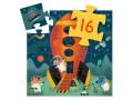 Puzzles silhouettes - Navette spatiale - 16 pcs - Djeco - DJ07271