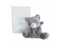 Peluche sweety mousse petit modèle - chat - taille 25 cm - boîte cadeau - Histoire d'ours - HO3008