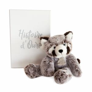 Peluche sweety mousse petit modèle - panda roux - taille 25 cm - boîte cadeau - Histoire d'ours - HO3004