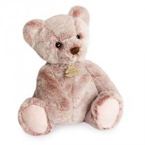 Peluche ours mousse modèle moyen - rose cendré - taille 25 cm - boîte cadeau - Histoire d'ours - HO3017