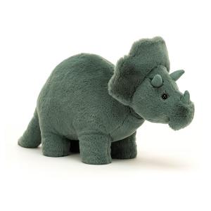 Peluche Fossilly Triceratops - L: 38 cm x l : 11 cm x H: 17 cm - Jellycat - FOS2T