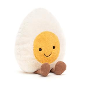 Peluche Amuseable Happy Boiled Egg Large - l : 12 cm x H: 23 cm - Jellycat - A2BE