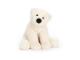 Peluche Perry Polar Bear Small - L: 16 cm x l : 10 cm x H: 19 cm