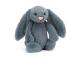 Peluche Bashful Dusky Blue Bunny Medium - l : 12 cm x H: 31 cm