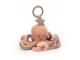 Peluche Anneau de jeu octopus Odell - L: 20 cm x l : 20 cm x H: 10 cm