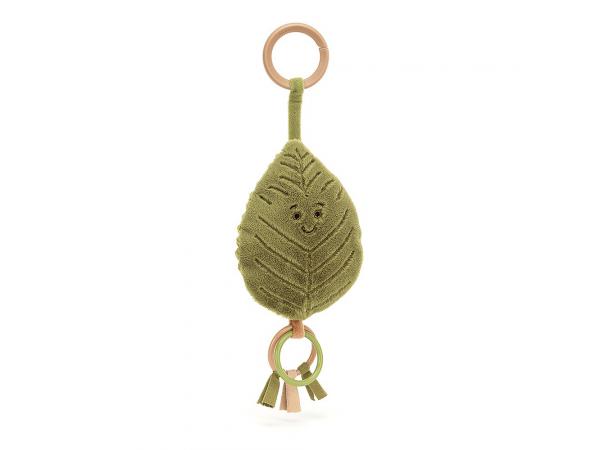 Woodland beech leaf ring toy