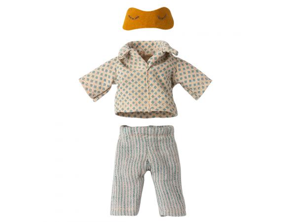 Pyjama pour papa souris, taille : h : 1,5 cm - l : 7 cm - l : 7 cm