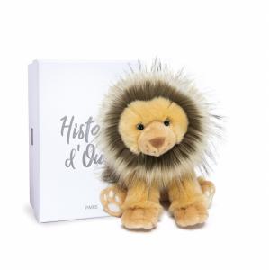 Histoire d'ours - HO3051 - KENYA LE LION petit modèle 25 cm en boîte carton (463214)