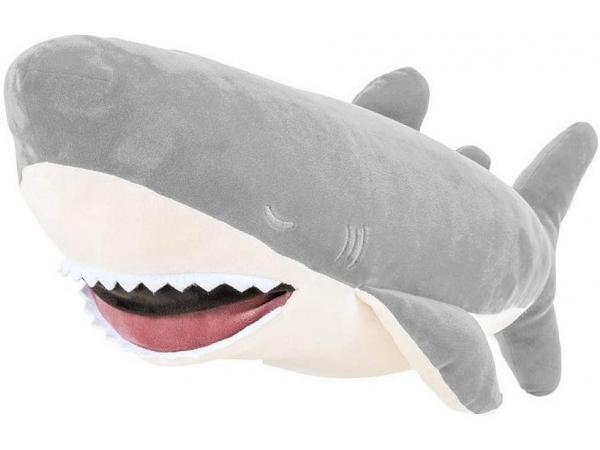 Peluche requin gris zap - taille 16 cm