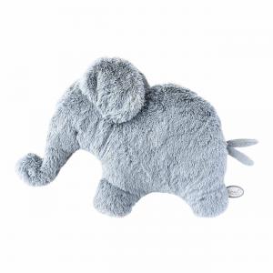 Doudou musical éléphant bleu Oscar - Position allongée 42 cm, Hauteur 25 cm - Dimpel - 884871