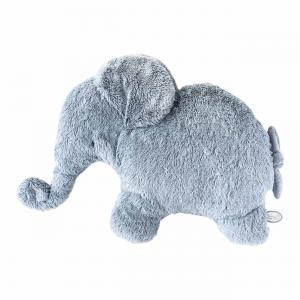Éléphant bleu Oscar - Position allongée 52 cm, Hauteur 30 cm - Dimpel - 884845