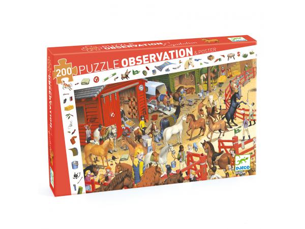 Puzzles observation - equitation - 200 pcs