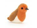 Peluche oiseau rouge-gorge - L: 9 cm x l : 7 cm x H: 10 cm - Jellycat - BIR6RBN