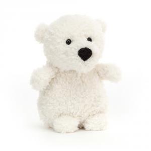 Wee Polar Bear - Dimensions : L : 6 cm x  l : 7 cm x  h : 12 cm - Jellycat - WEE6PB