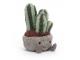 Peluche Silly Succulent Columnar Cactus - L: 10 cm x l : 10 cm x H: 15 cm