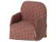Chaise, Souris - Rouge, taille : H : 8 cm - L : 7 cm - l : 6 cm