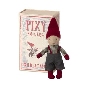 Maileg - 14-1491-00 - Pixy Elf dans la boîte d'allumettes, taille : H : 14 cm  (472076)