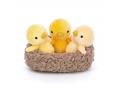 Peluche Nesting Chickies - L: 11 cm x l : 13 cm x H: 13 cm - Jellycat - NEST3C