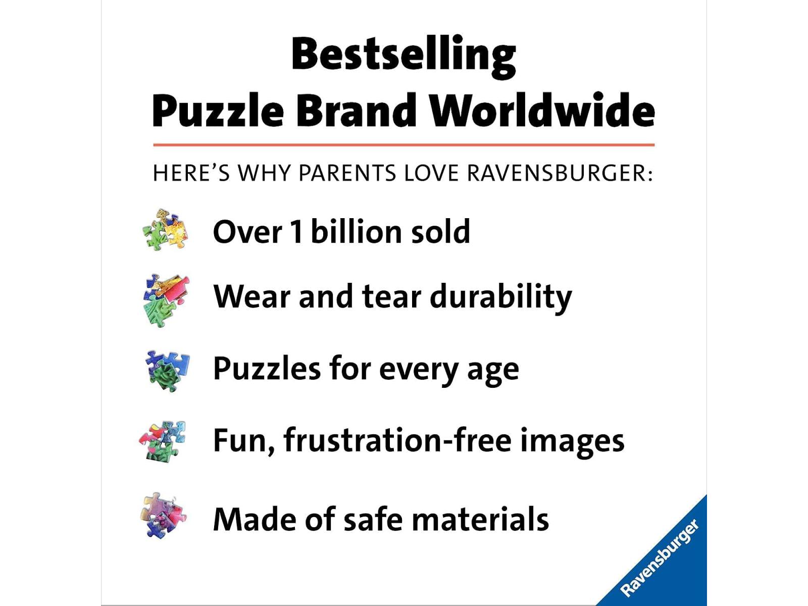 Ravensburger - Puzzles enfants - Puzzle 200 pièces XXL - Les monuments du  monde