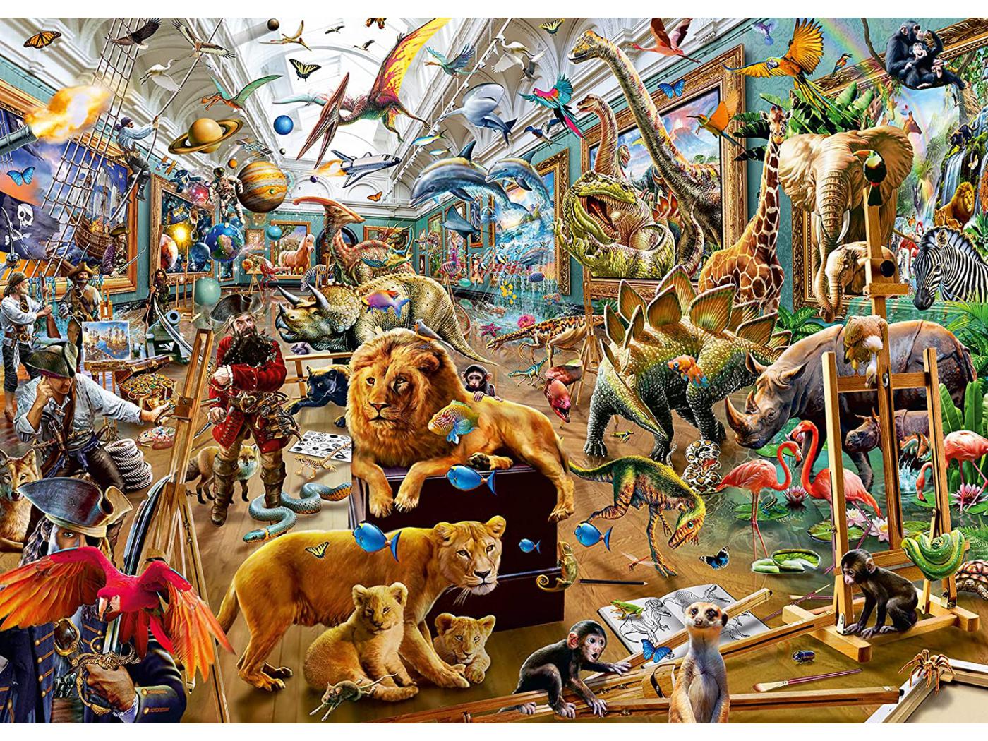 16996 - Puzzles adultes - Puzzle 1000 pièces - Le musée vivant