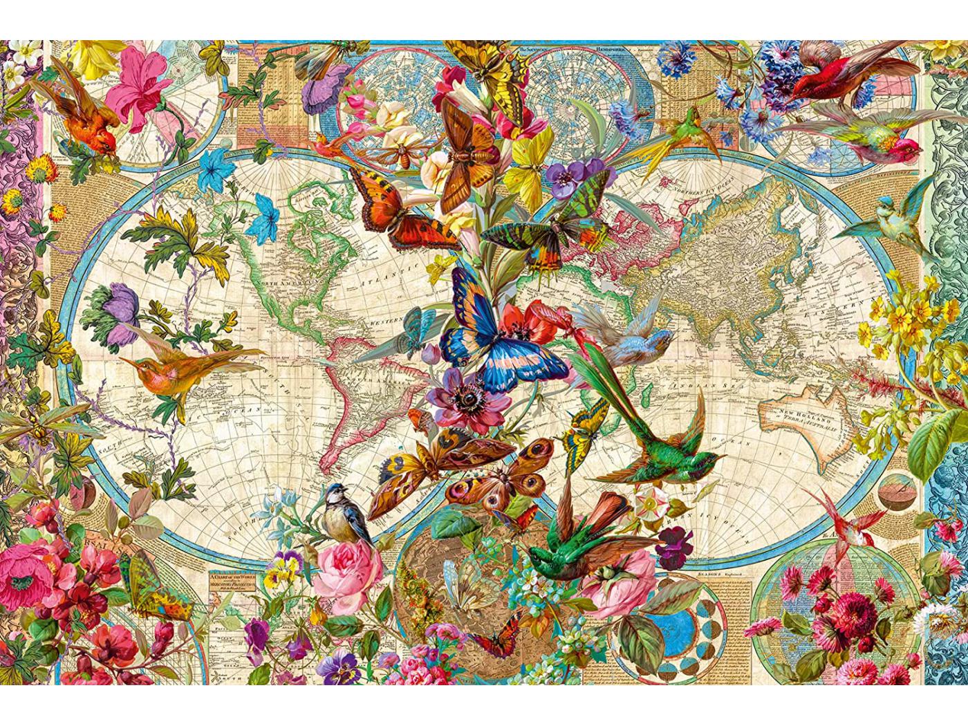 Puzzles Adultes 5000 Pièces Puzzle Classique Fleurs Oiseaux Puzzle Art  Mural Cadeau Unique : : Jeux et Jouets