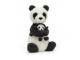 Peluche Huddles panda - l : 14 cm x H: 24 cm