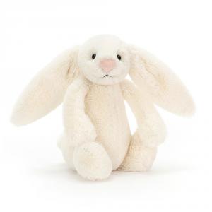 Peluche Bashful Cream Bunny Small - L: 8 cm x l : 9 cm x H: 18 cm - Jellycat - BASS6BCN
