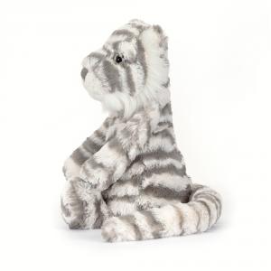 Peluche Bashful Snow Tiger Medium - L: 9 cm x l : 12 cm x H: 31 cm - Jellycat - BAS3SNT