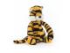 Peluche Bashful Tiger Small - L: 8 cm x l : 9 cm x H: 18 cm