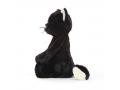 Peluche Bashful Black Kitten Medium - L: 9 cm x l : 12 cm x H: 31 cm - Jellycat - BAS3BKIT