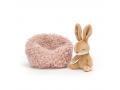 Peluche Hibernating Bunny - L: 7 cm x l : 12 cm x H: 12 cm - Jellycat - HIB3B