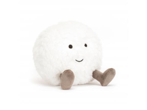 Amuseable snowball - dimensions : l : 8 cm x l : 8 cm x h : 9 cm
