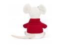 Merry Mouse Jumper - Dimensions : L : 7 cm x  l : 9 cm x  h : 18 cm - Jellycat - MER3J