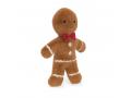 Jolly Gingerbread Fred Large - Dimensions : L : 7 cm x  l : 24 cm x  h : 34 cm - Jellycat - JGB2F